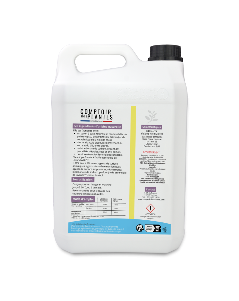 Lessive Liquide au Lavandin