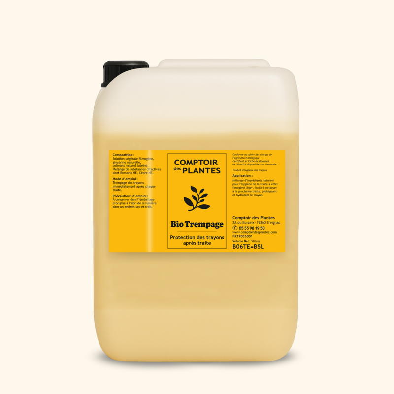produit trempage trayons bio été - protection de la mamelle après traite - mammite - vache bovin B06TE produit trempage trayons bio été - protection de la mamelle après traite - mammite - vache bovin B06TE