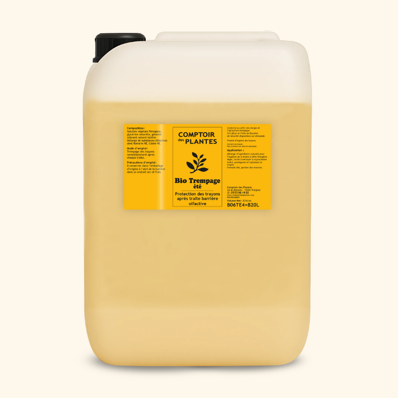 Bio Trempage trayons été - protection de la mamelle après traite - mammite - vache bovin Bio Trempage trayons été - protection de la mamelle après traite - mammite - vache bovin
