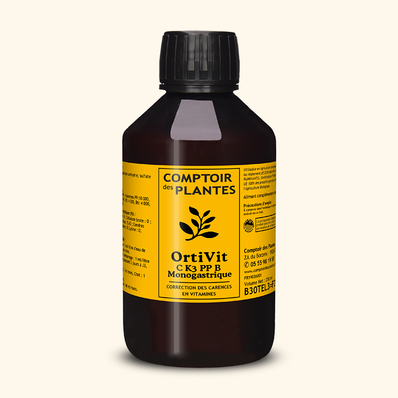 Vitamines C K3 PP B pour monogastrique B30TEL3 250ml
