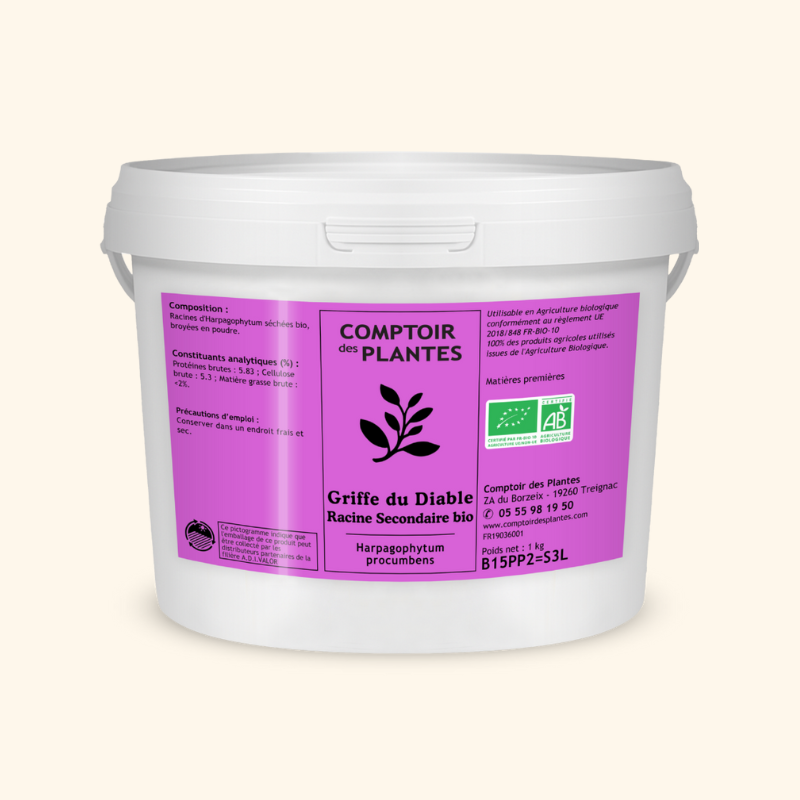 Griffe du diable BIO - Racine secondaire Griffe du diable BIO - Racine secondaire