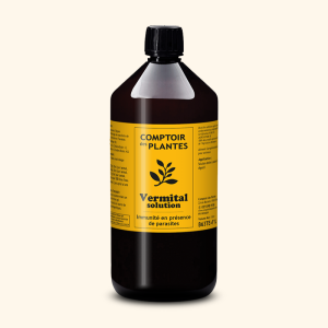 B63TE 1L Vermifuge naturel - bovin - équin - caprin - ovin - présence de parasites
