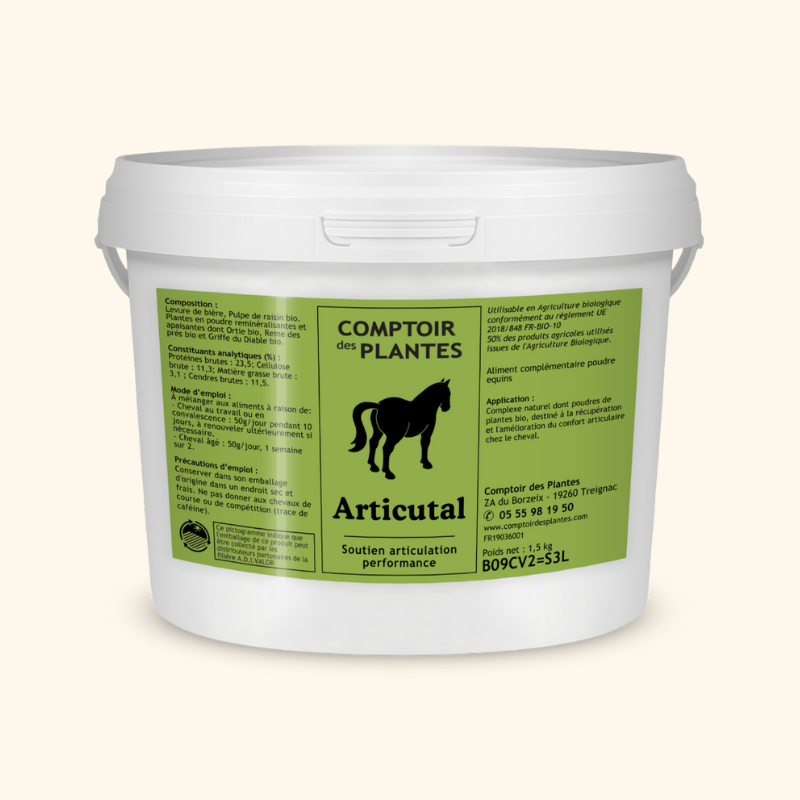 Articutal Poudre B09CV2 Produit de soin des articulations cheval boiterie bio Articutal Poudre B09CV2 Produit de soin des articulations cheval boiterie bio