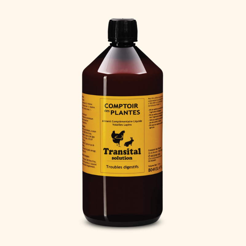 Anti-Diarrhée - Poux - volailles lapins bio 1L