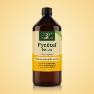 Plaies acariens problèmes cutanés B04TE5 Pyrétal lotion