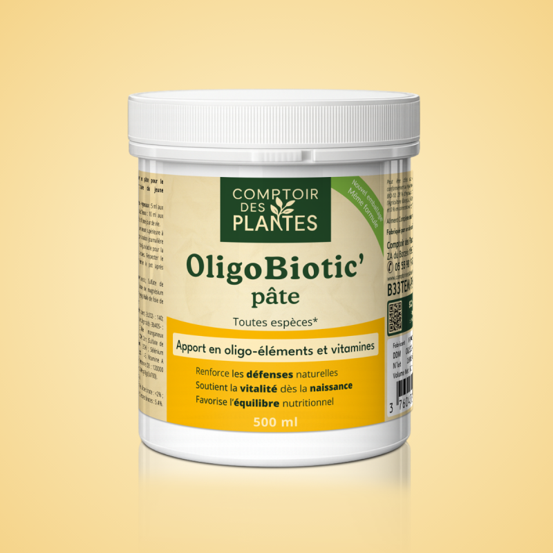 Pâte composée d'Oligo-éléments, vitamines, omégas et levures pour booster le démarrage des jeunes