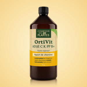 Ortivit vitamines AD3E C K PP B+ B30TEL6 en 1 litre