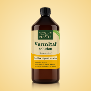 B63TE 1L Vermifuge naturel - bovin - équin - caprin - ovin - présence de parasites
